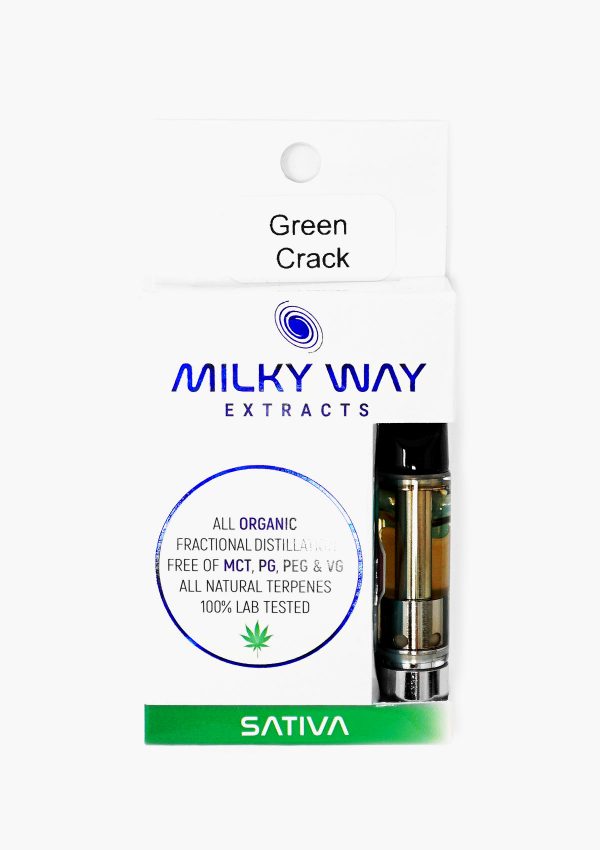 Milky Way Extracts Sativa Green Crack Front