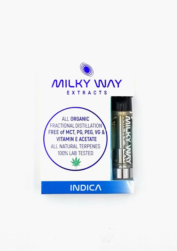 Holi Concentrates Milky Way Extracts Indica Purple KushVape Cartridges