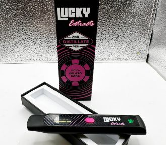 Lucky Extracts 2g Distillate Pen (GELATO CAKE INDICA)